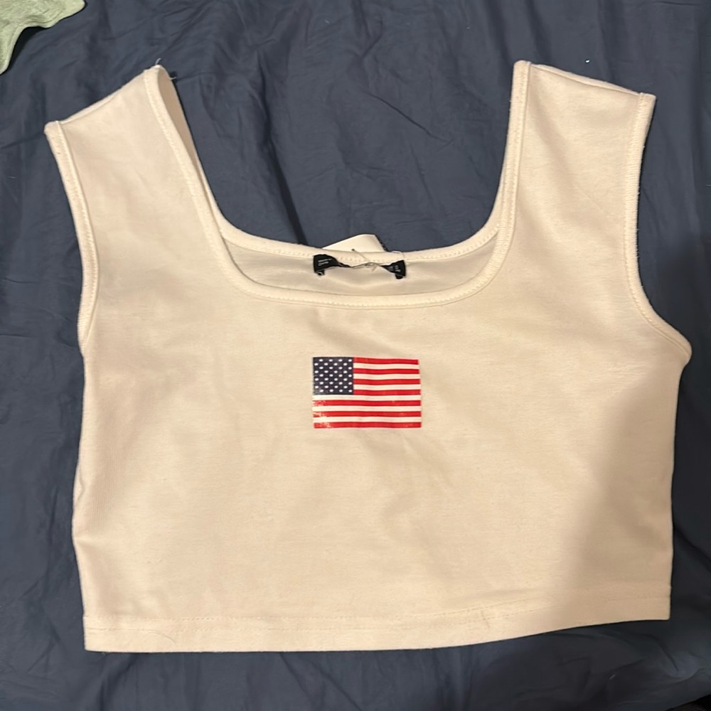 White tank top